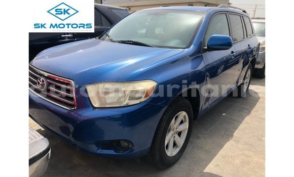 Buy Import Toyota Highlander Blue Car in Import - Dubai in Adrar Buy Import Toyota Highlander Blue Car in Import - Dubai in Adrar